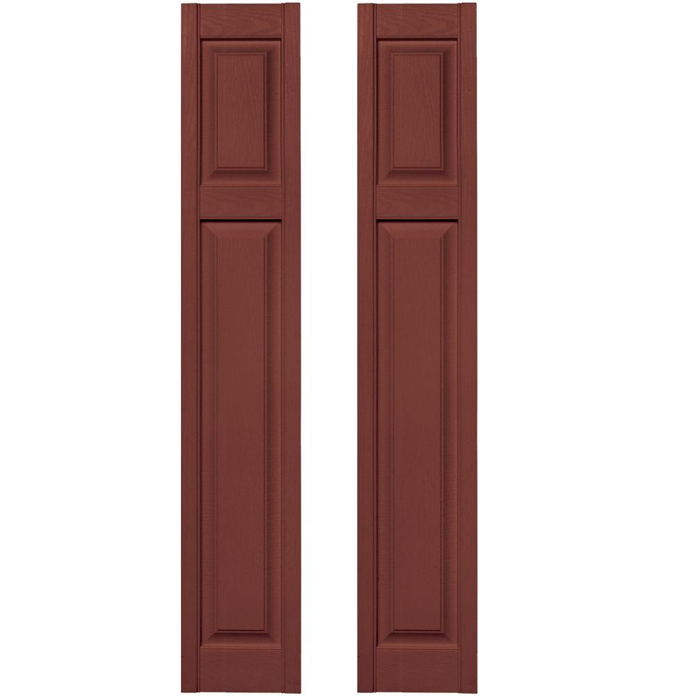 Builders Edge 12 In. X 67 In. Cottage Style Raised Panel Vinyl Exterior ...