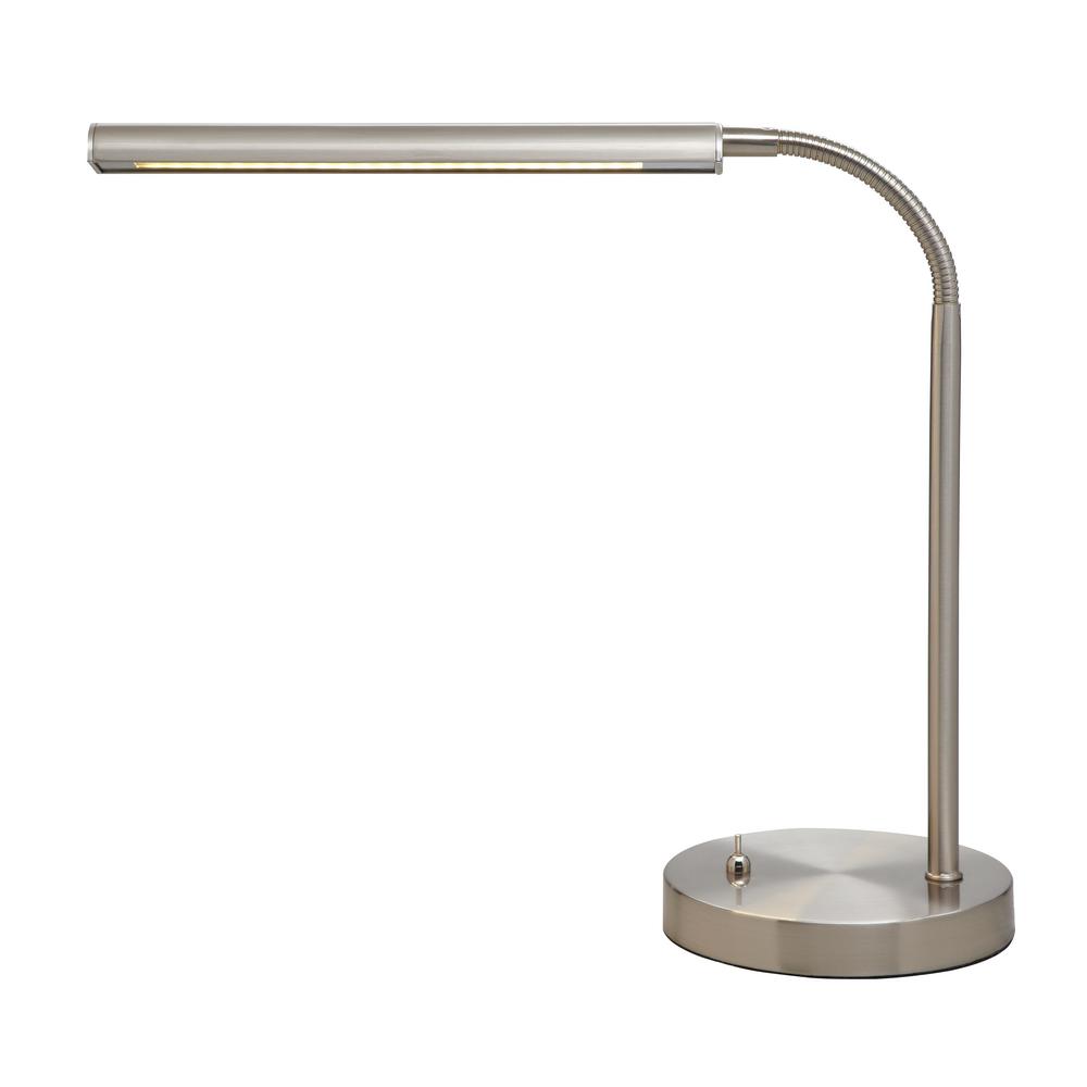 Adesso 15 In Stainless Steel Led Desk Lamp Al40192sgo St The