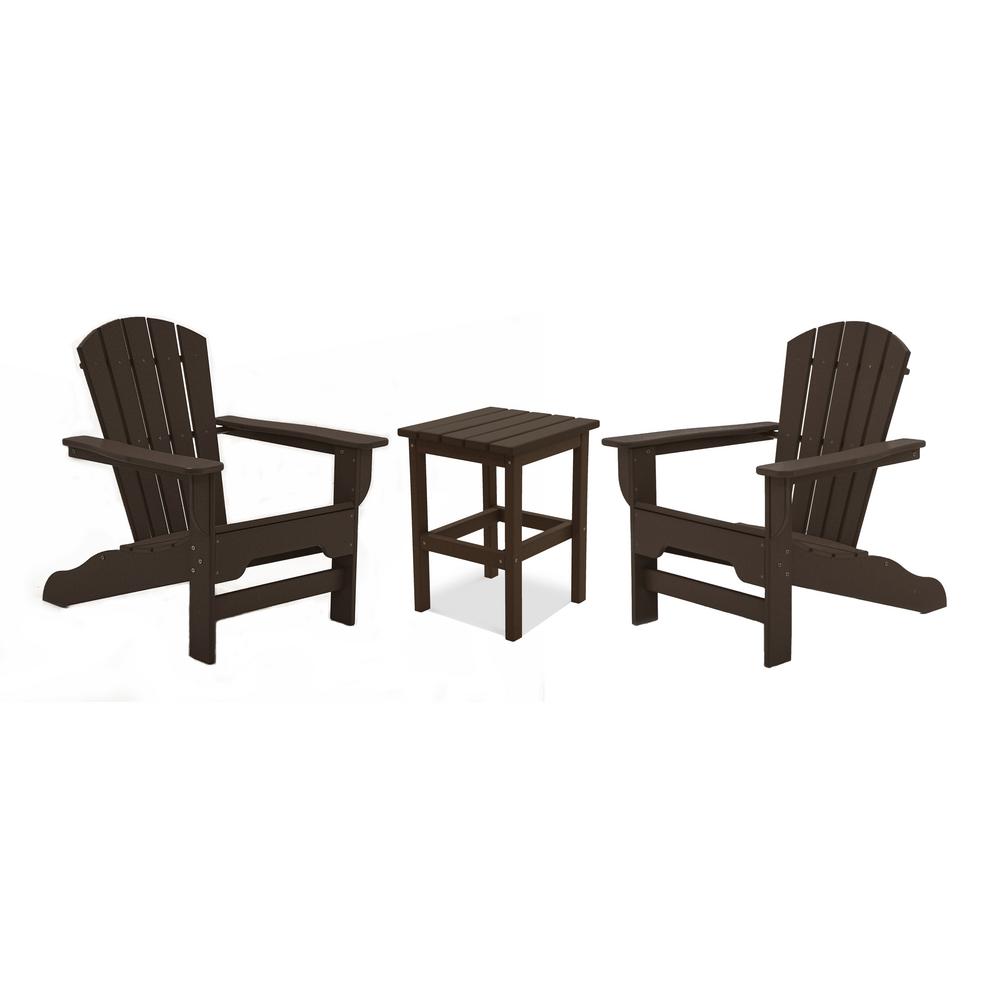 Durogreen Boca Raton Chocolate 3 Piece Recycled Plastic Patio