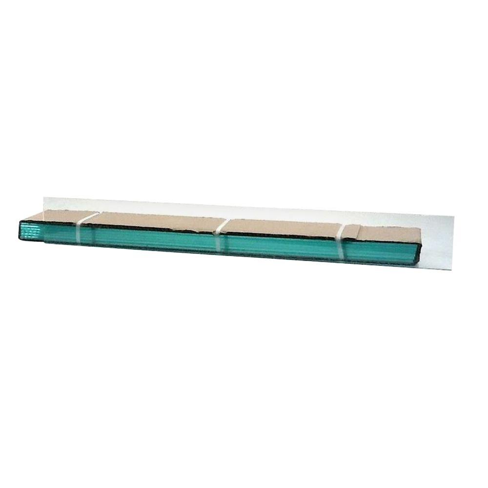 TAFCO WINDOWS 36 in. x 4 in. Jalousie Slats of Glass with Clear
