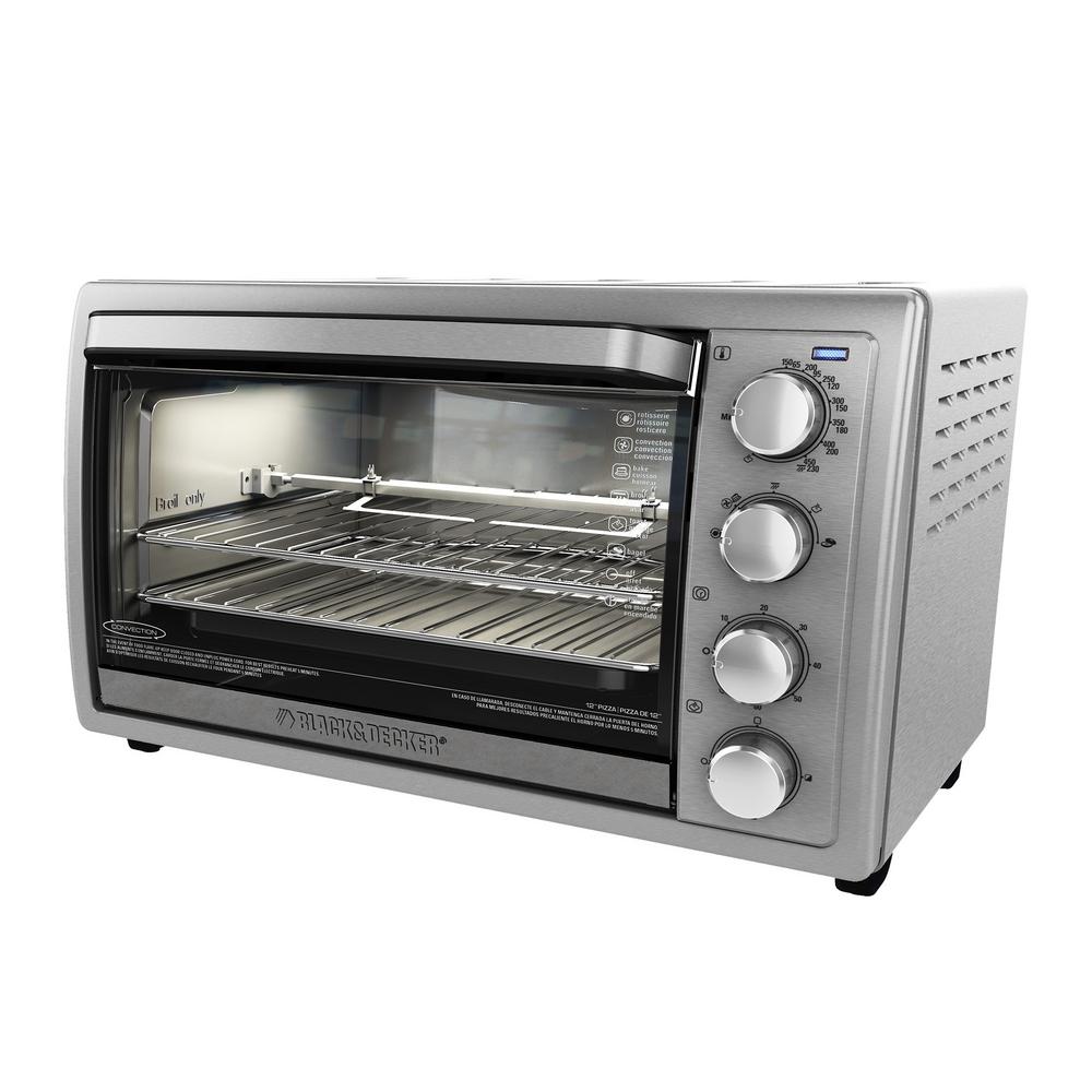 Black & Decker 9-Slice Silver Toaster Oven by BLACK+DECKER