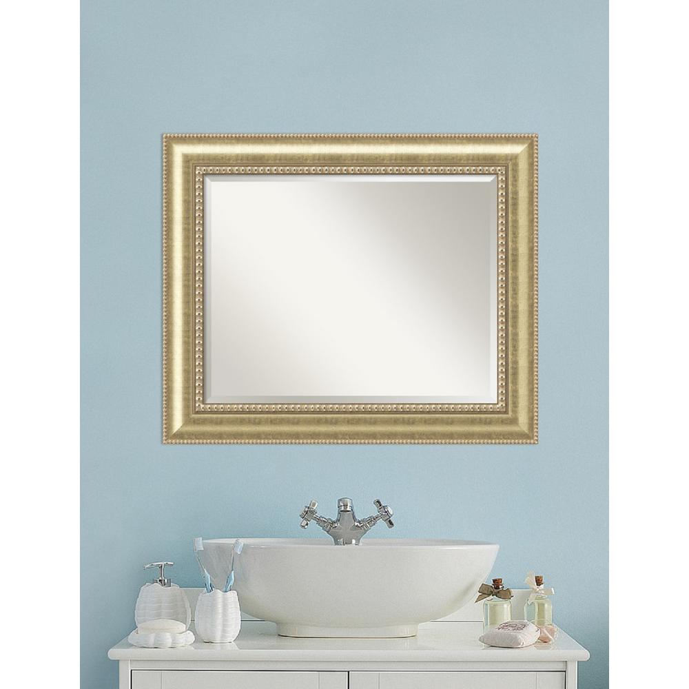 Amanti Art Gold Bathroom Mirrors Bath The Home Depot Astoria