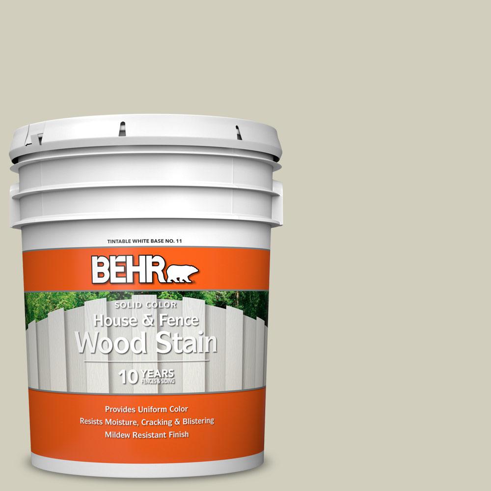 BEHR 5 gal. 780C3 Ocean Pearl Solid Color House and Fence Exterior