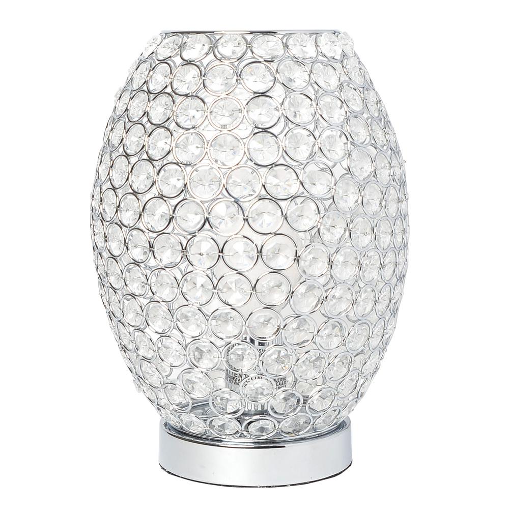 battery operated crystal table lamp