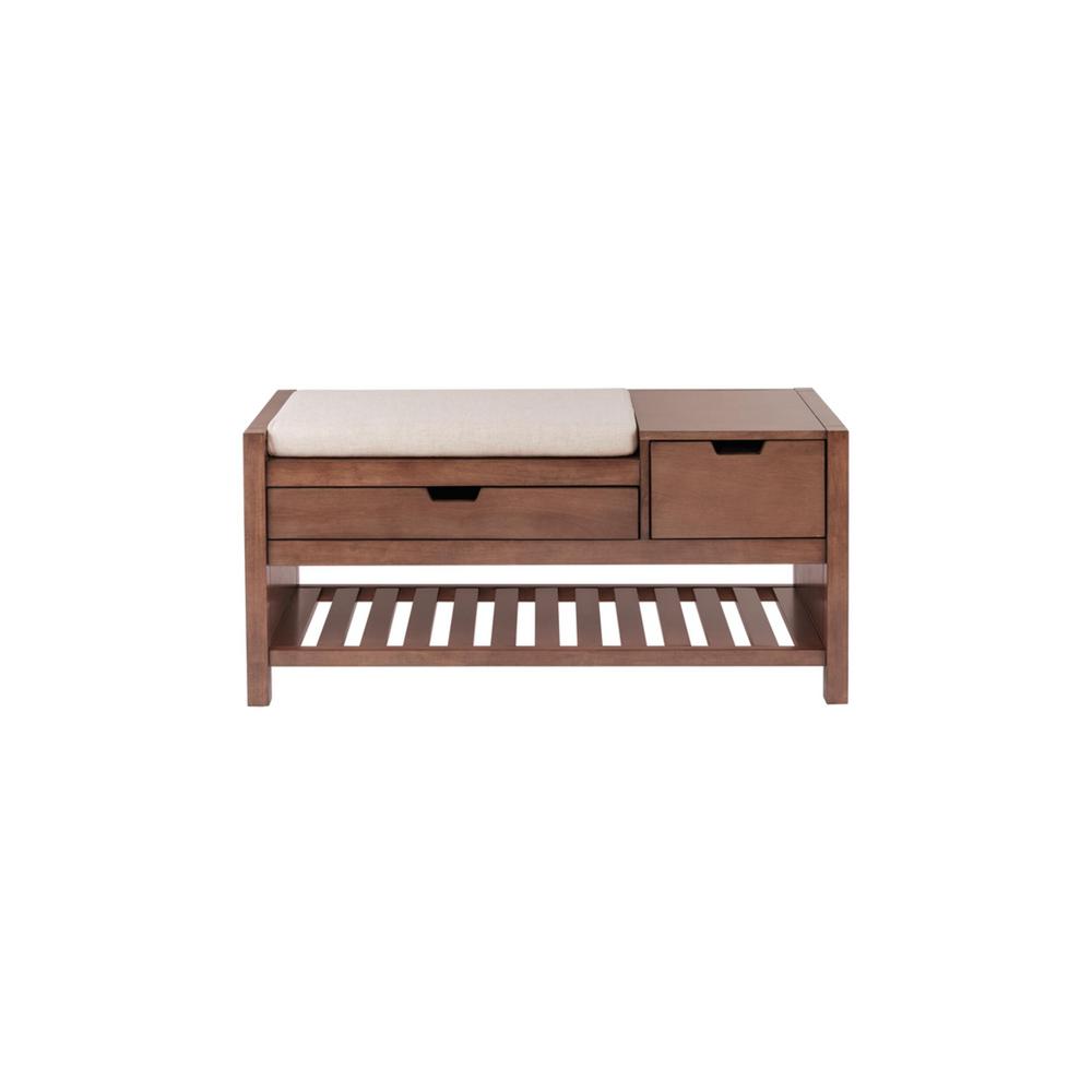 Hollander Entryway Bench With Cushion Simpli Home