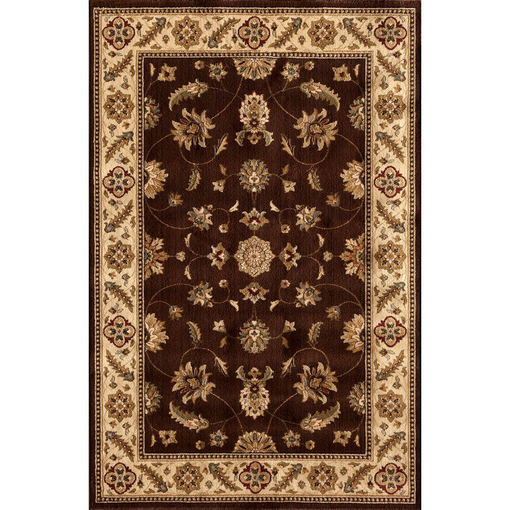 Natco Stratford Kazmir Brown 7 Ft X 11 Area Rug 8265bw81 The Natco Stratford Kazmir Brown 7 Ft X 11 Area Rug