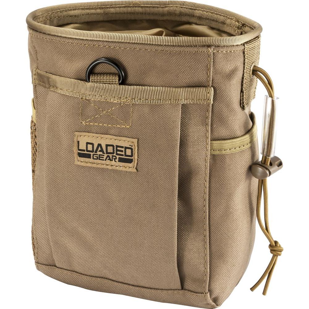 Barska Loaded Gear Cx 700 Drawstring Dump Pouch In Flat Dark Earth