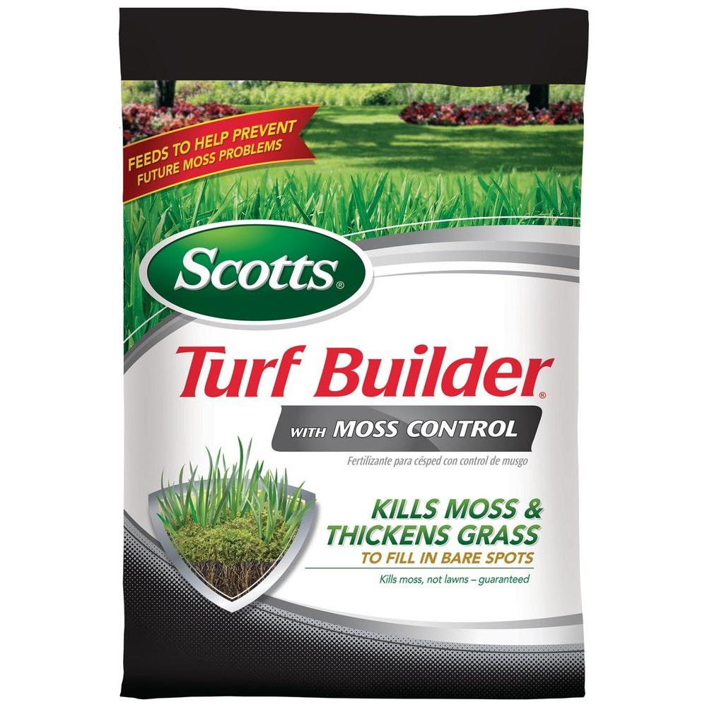 Scotts Turf Builder 25 lbs. 5,000 sq. ft. Lawn Fertilizer with Moss