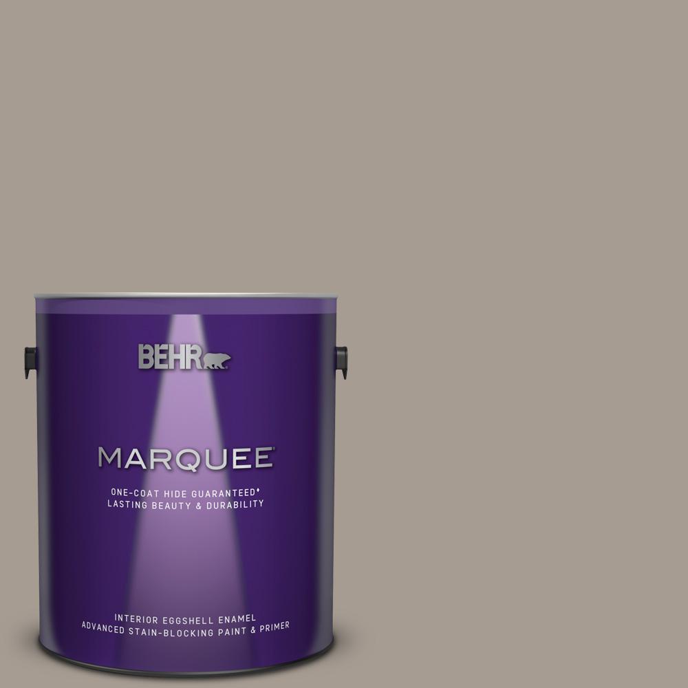 BEHR MARQUEE 1 gal. N2004 Rustic Taupe OneCoat Hide Eggshell Enamel