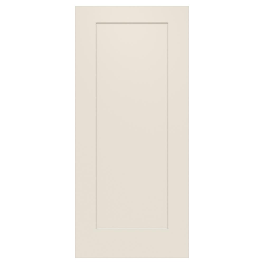 JELD-WEN 34 In. X 79 In. 1-Panel Craftsman Primed Steel Front Door Slab ...