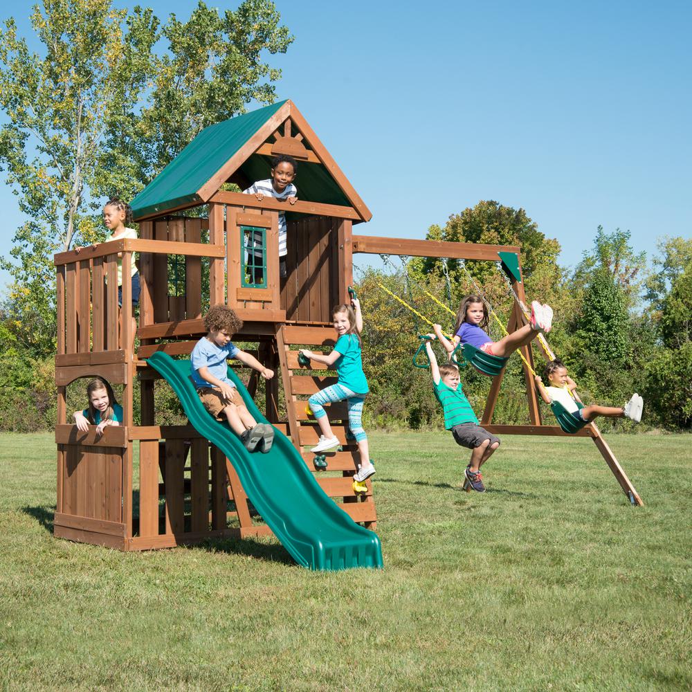 assembled swing sets