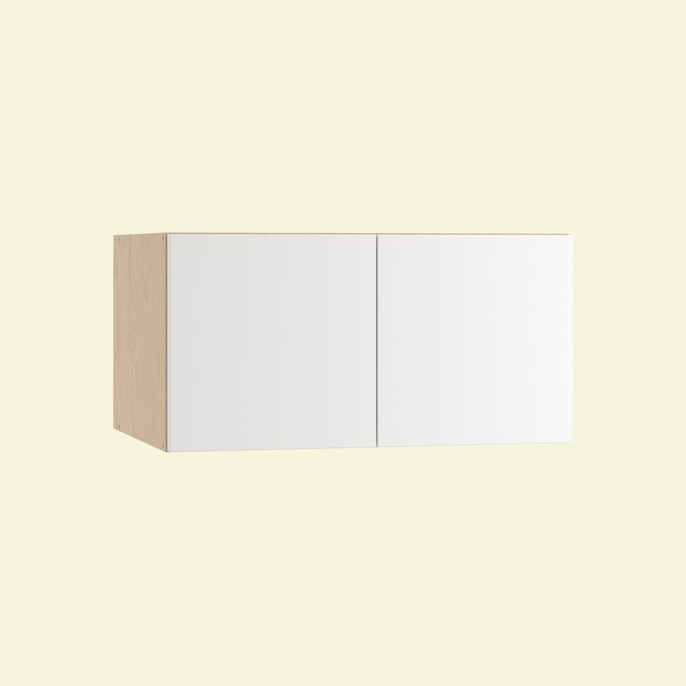Home Decorators Collection Rno Ready To Emble 30 X 15 12 In Rno Ready To Emble 30 X 15 12 In Wall Cabinet With 2 Soft Close Doors Polar White