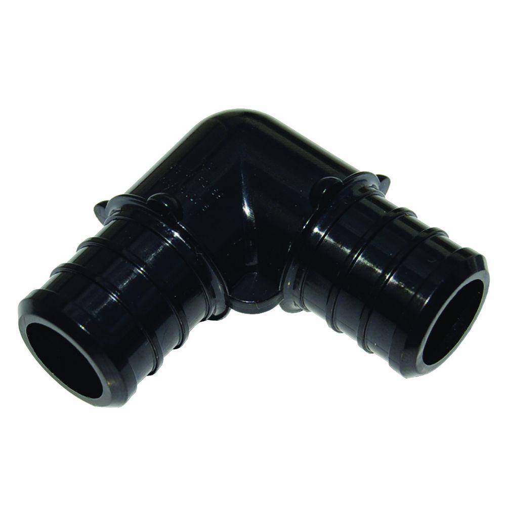 Sharkbite 3 4 In Plastic Pex 90 Degree Barb Elbow 5 Pack Up256a5 Plastic Pex 90 Degree Barb Elbow 5