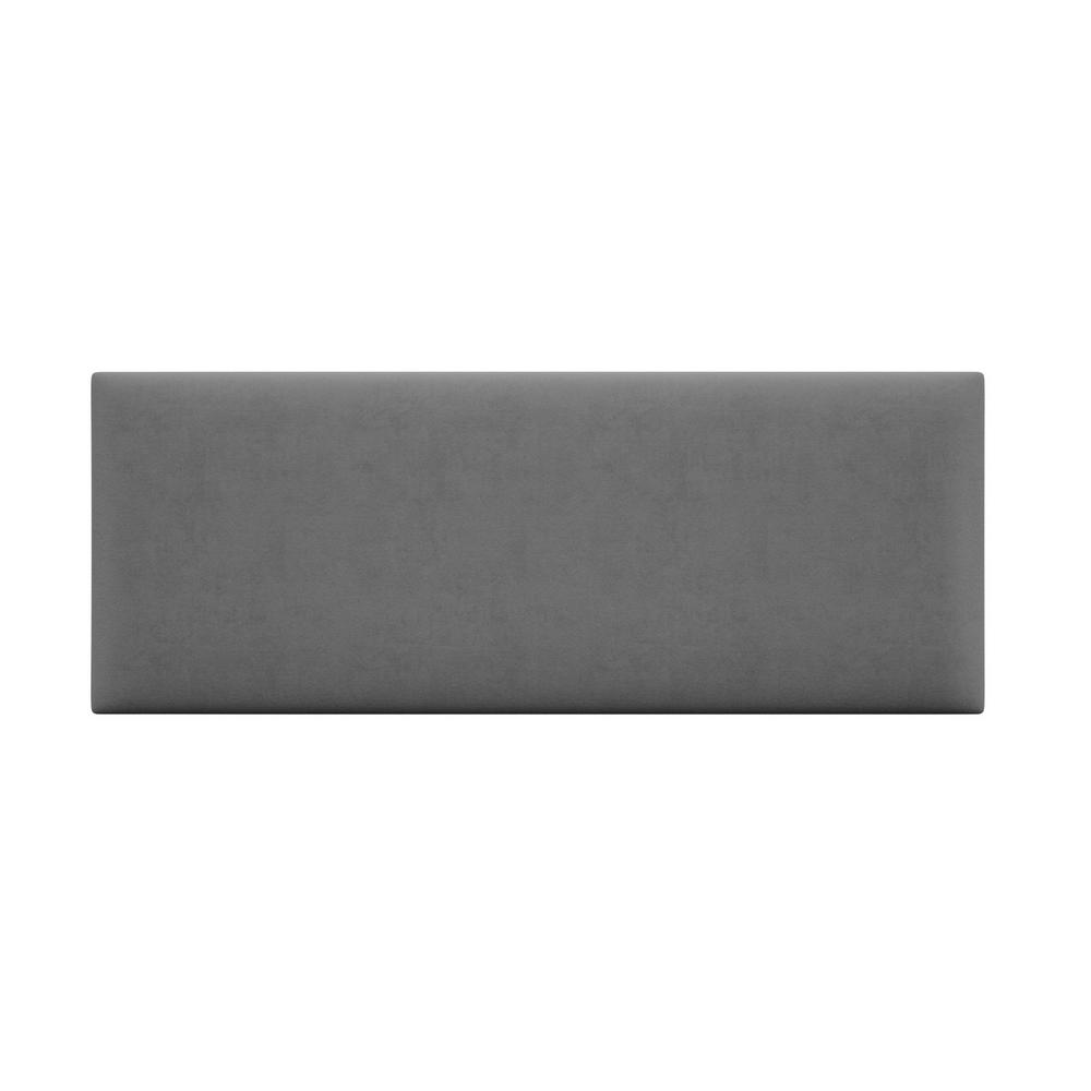 VANT Micro Suede Charcoal Grey TwinKing Upholstered Headboards/Accent