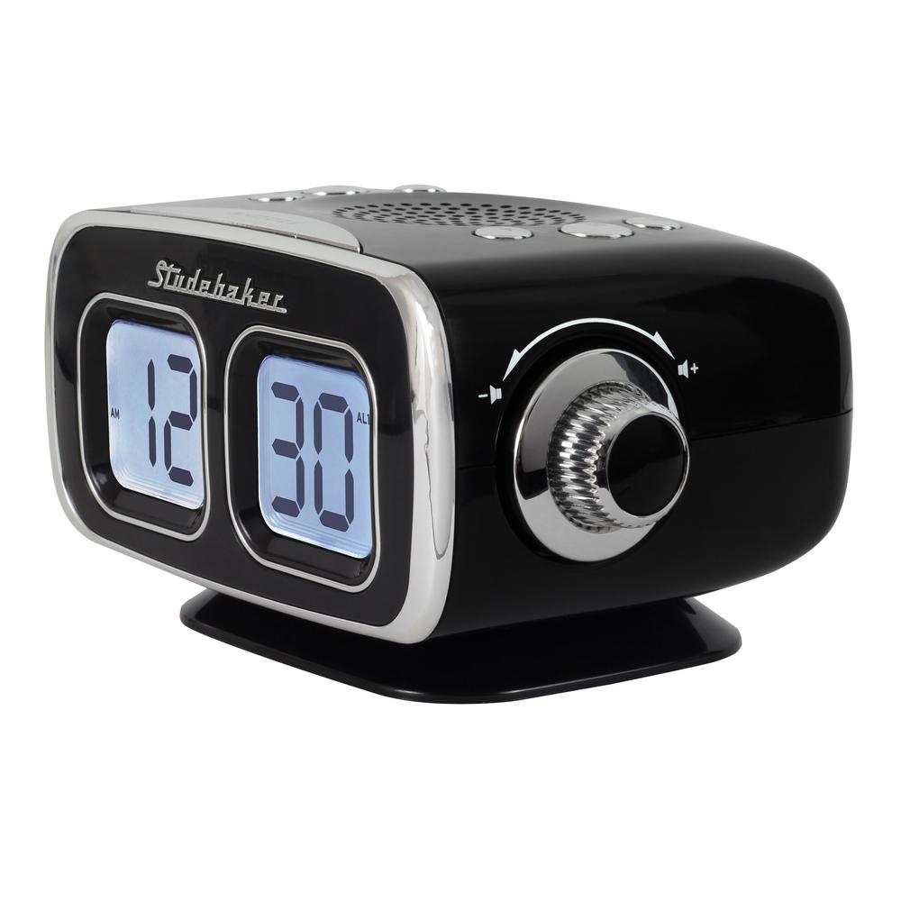 Bluetooth Am Fm Clock Radio Sb3500bk The Home Depot