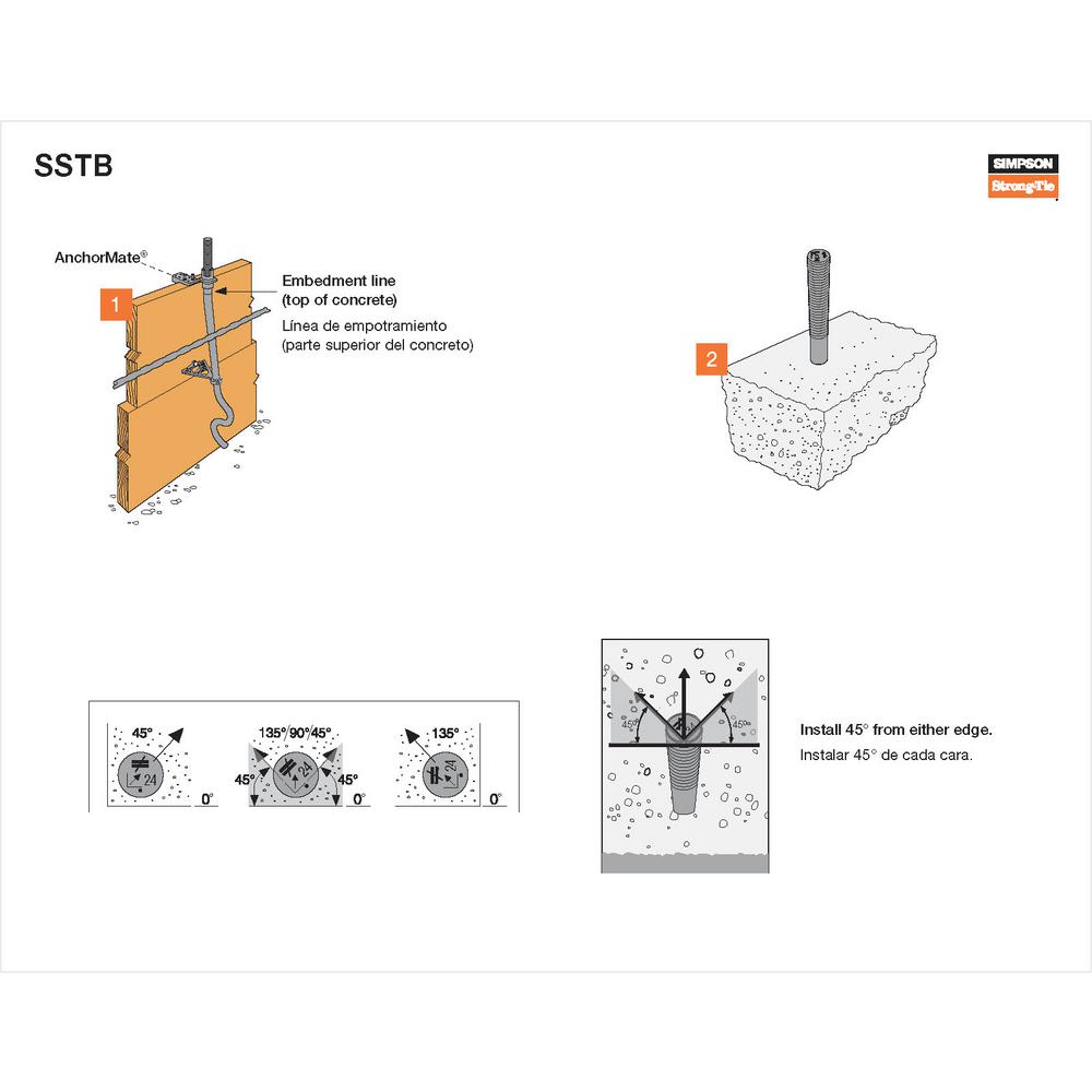 5 8 X 10 Strong Bolt 2 316 Stainless Steel 10 Box