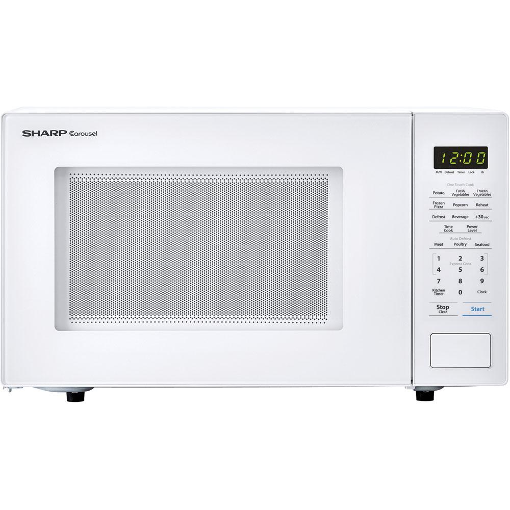 Sharp Carousel 1 1 Cu Ft 1000 Watt Countertop Microwave Oven In