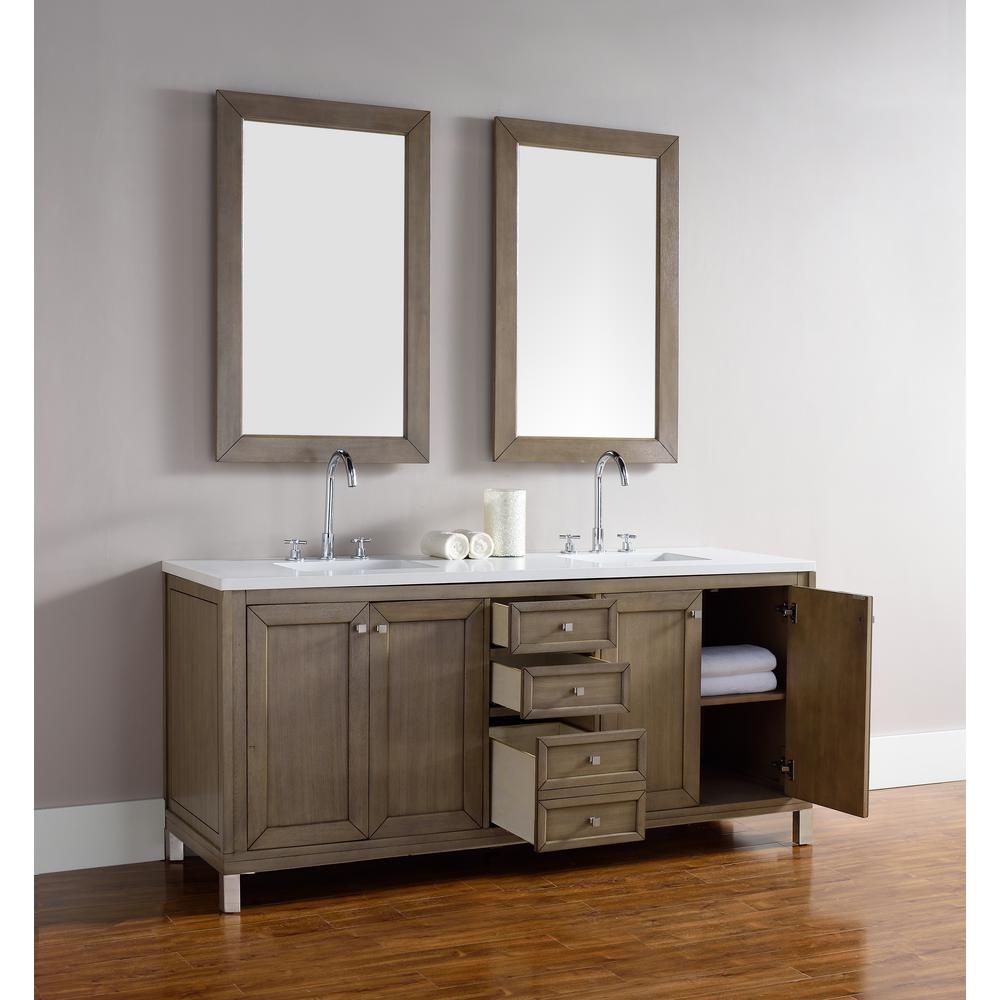 James Martin Vanities Chicago 72 In W Double Bath Vanity James Martin Vanities Chicago 72 In W