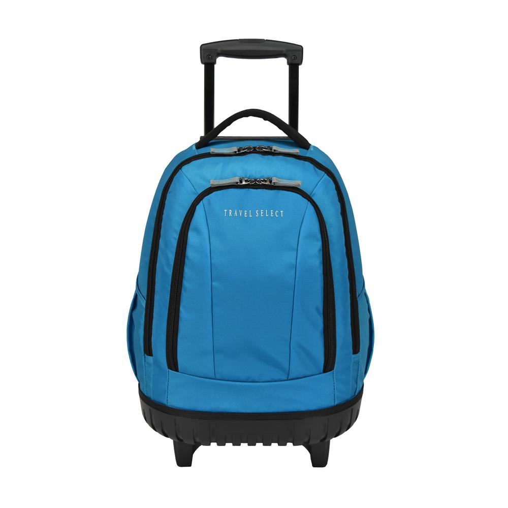 UPC 694396001422 product image for 20.5 in. Rolling Teal (Blue) Backpack | upcitemdb.com