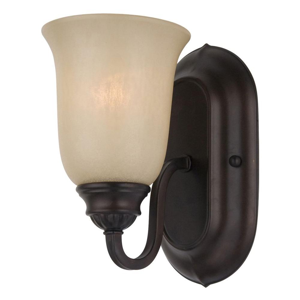 Maxim Lighting Essentials 1-Light Wall Sconce-7135WSOI - The Home Depot