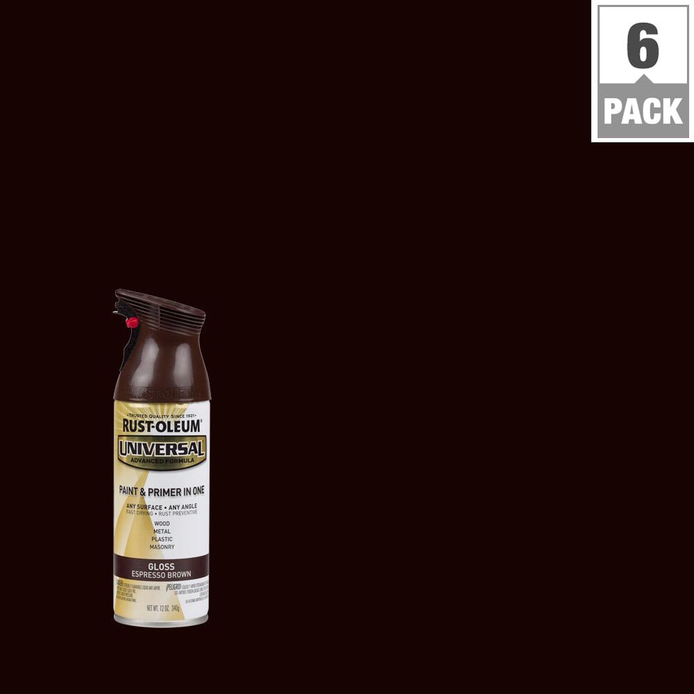 RustOleum Universal 12 oz. All Surface Gloss Espresso Brown Spray