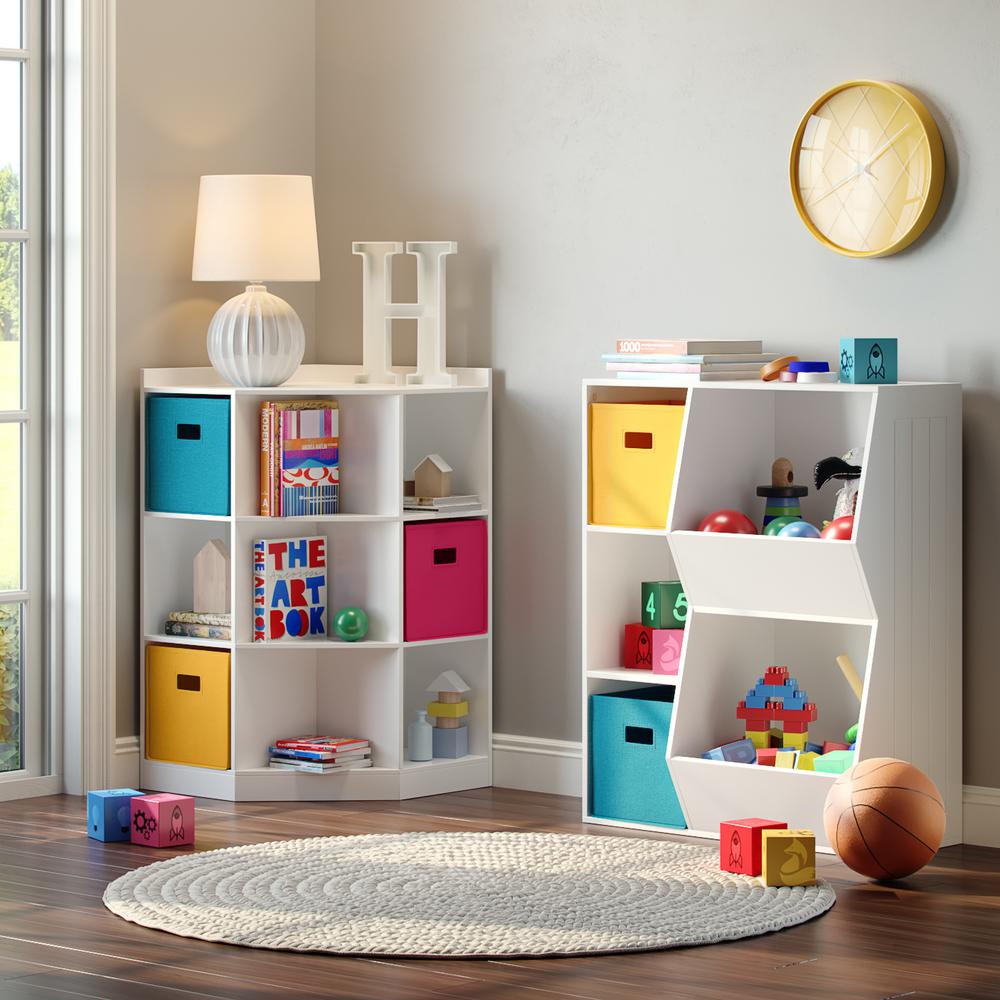 Riverridge Home 6 Cubby 3 Shelf Corner Cabinet In White 02 144 Riverridge Home 6 Cubby 3 Shelf Corner Cabinet In White 02 144 The Depot