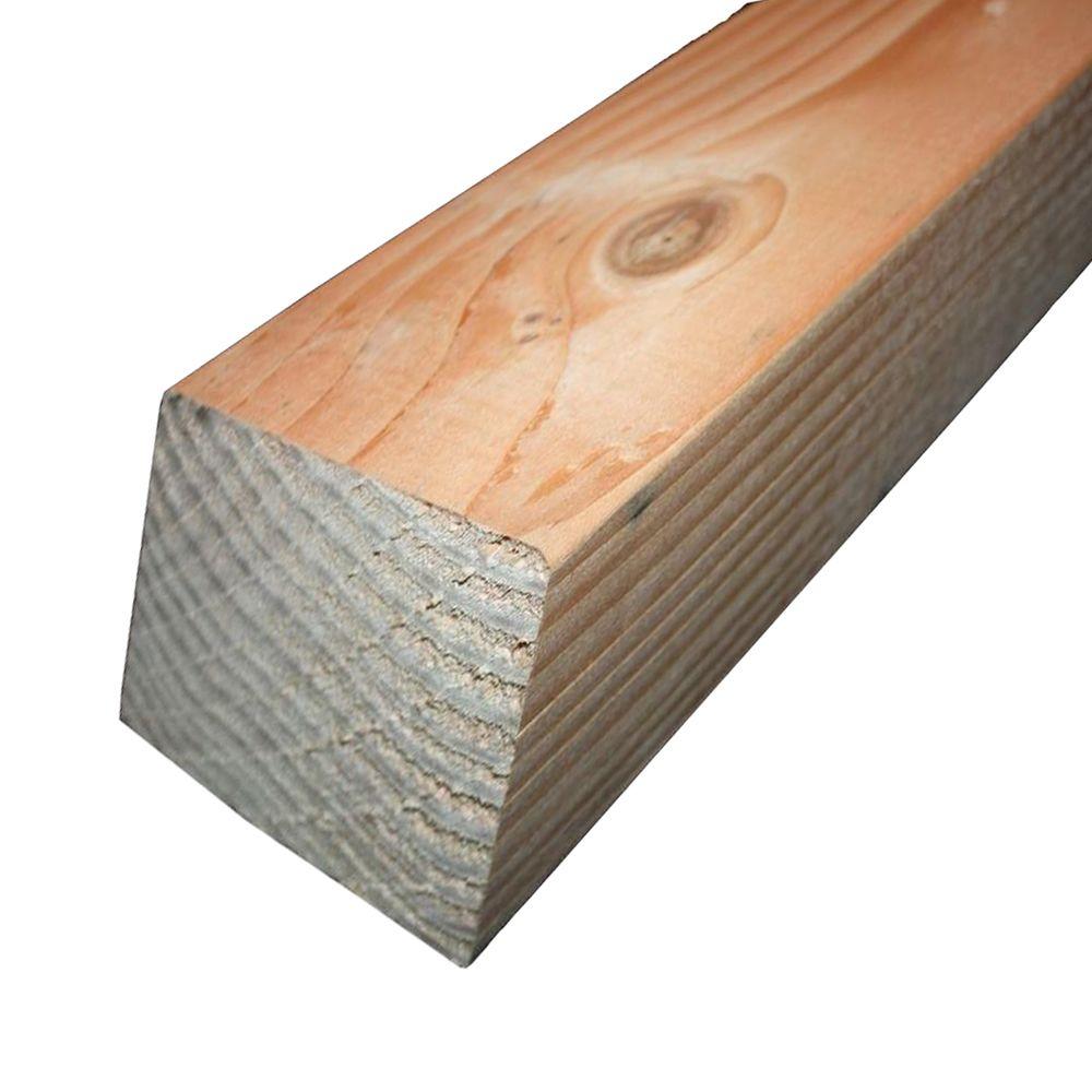 Unbranded 4 In X 4 In X 12 Ft Prime 2 And Better Douglas Fir Lumber 603759 The Home Depot