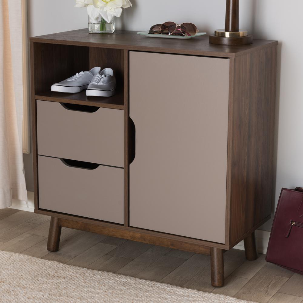 Particle Board Sideboards Buffets Kitchen Dining Room Britta Brown And Gray Sideboard