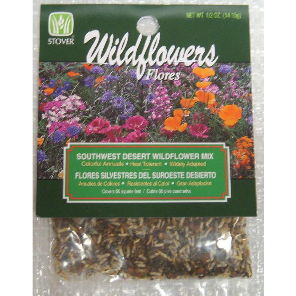Stover Southwest Desert Wildflower Mix 79012 6 The Home Depot Stover Southwest Desert Wildflower Mix