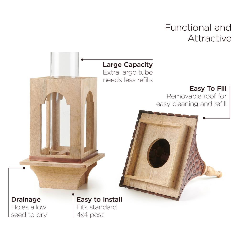 Good Directions Villa Bird Feeder Bf101w The Home Depot