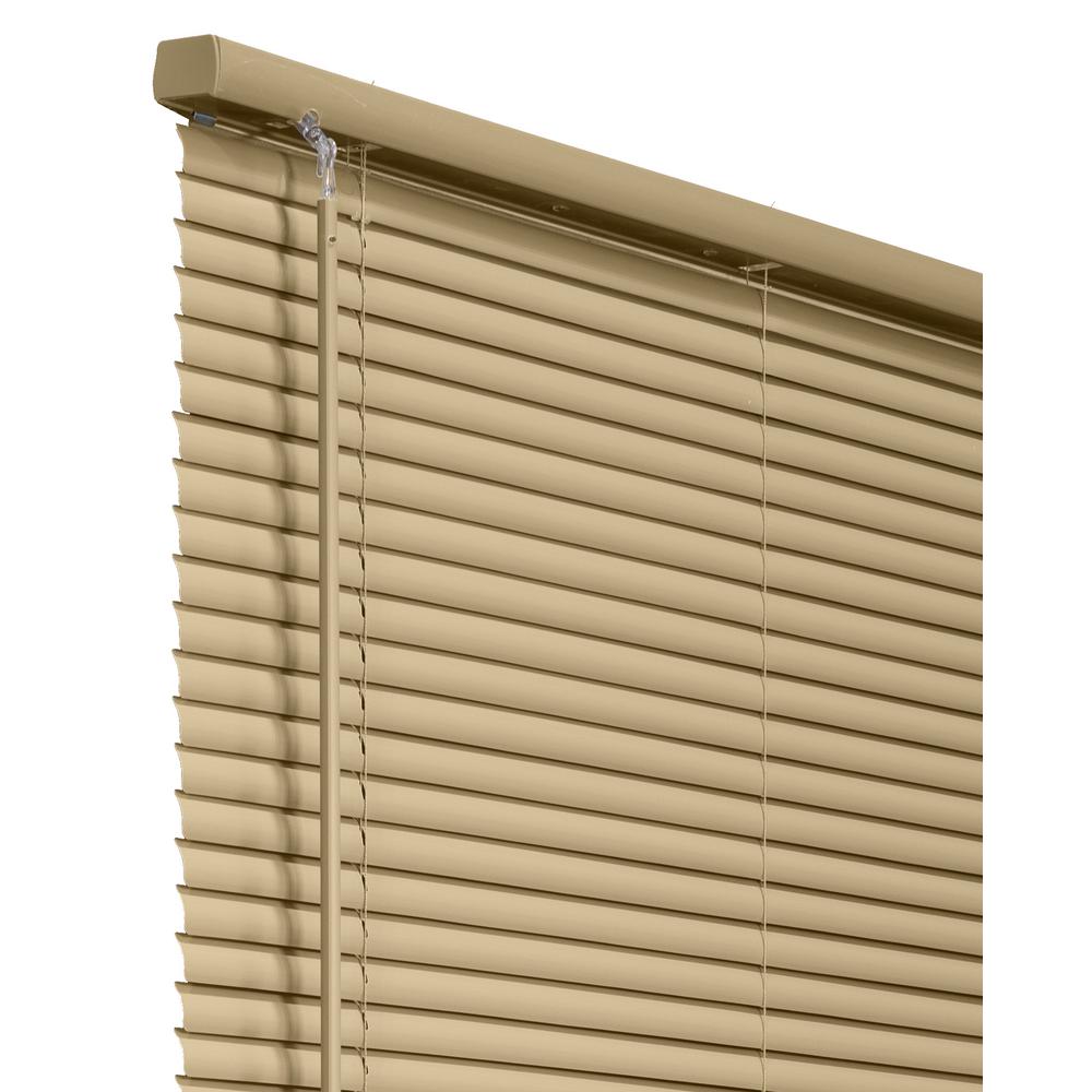 Tan - Cordless - Vinyl Mini Blinds - Mini Blinds - The Home Depot