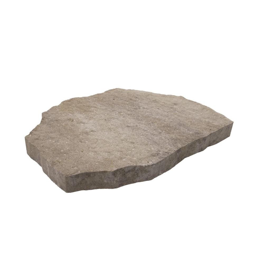 Oldcastle Epic Stone 23 5 In X 17 75 In X 2 In Pewter Irregular   Pewter Oldcastle Stepping Stones 12053040 64 1000 