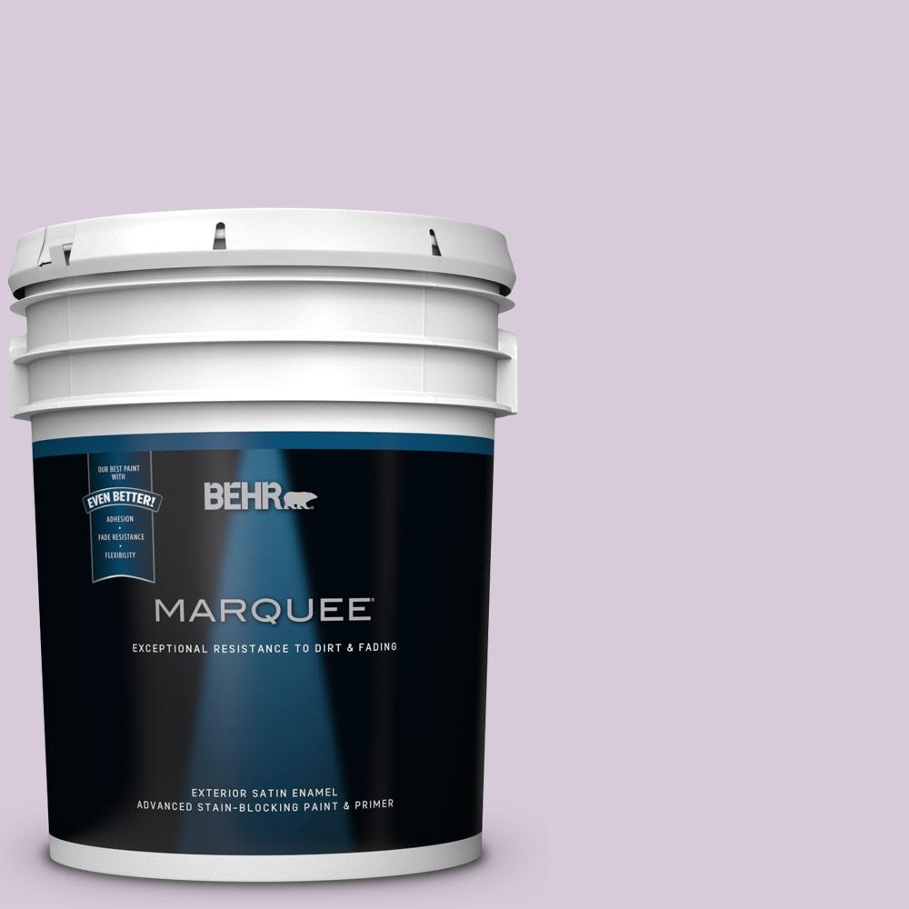 BEHR MARQUEE 5gal. 670C3 Purple Cream Satin Enamel Exterior Paint