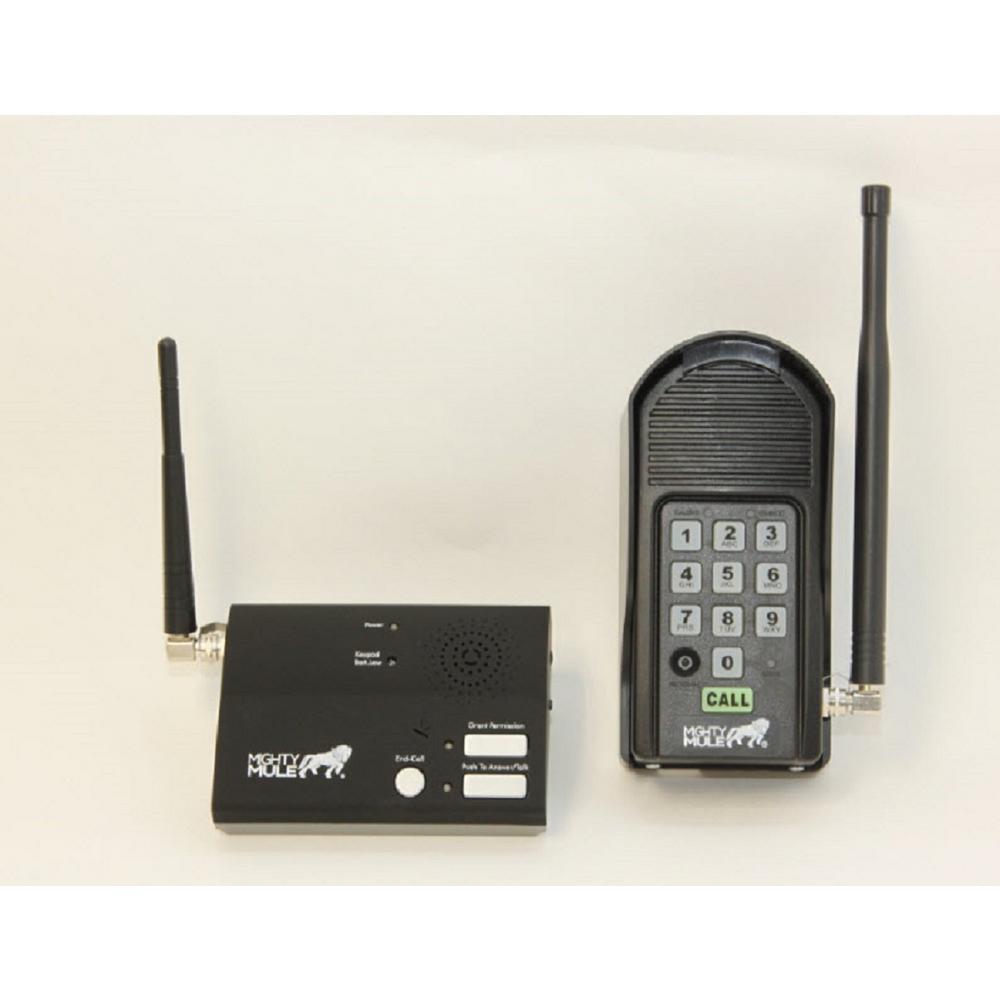 Mighty Mule Wireless Intercom Keypad and Base Station Kit for Gate ...