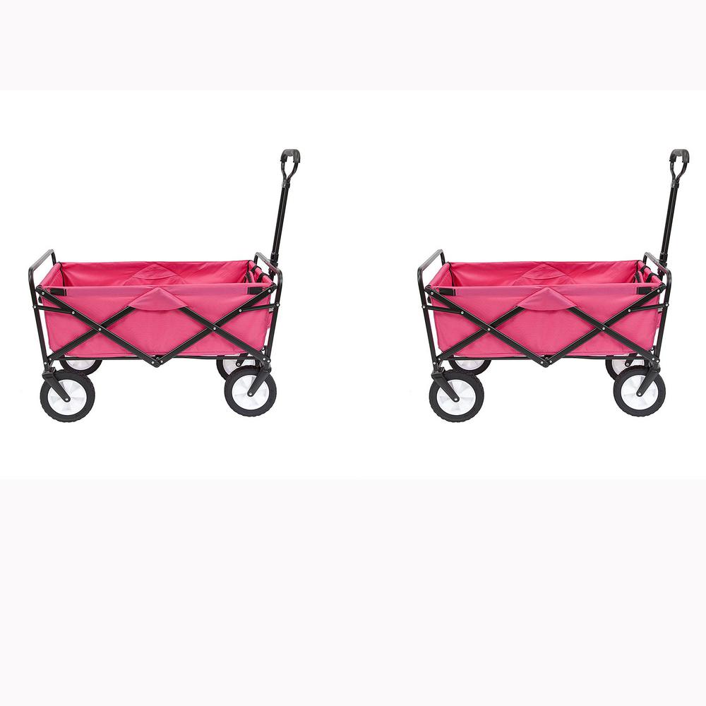 pink baby wagon