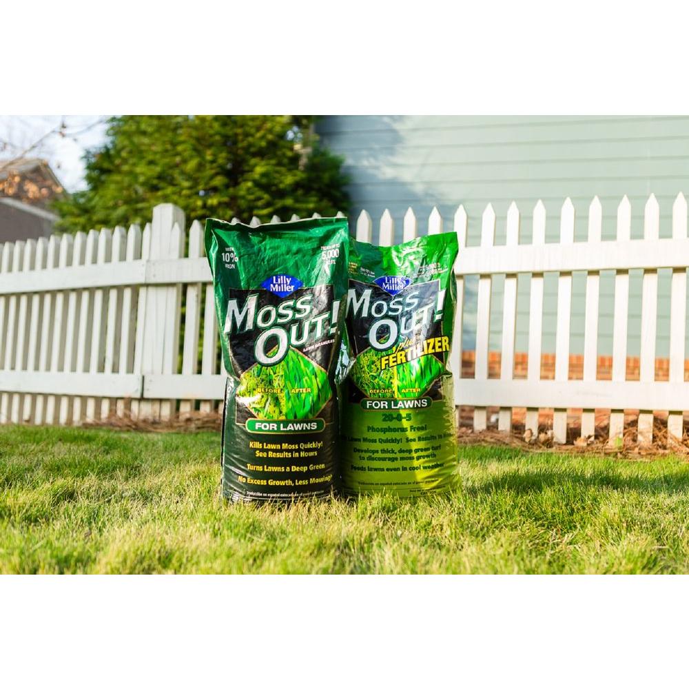 Lawn Granules 20 Lb Moss Out! Lawn Weed Killer Control Garden Landscaped Mossout 70624115152 eBay