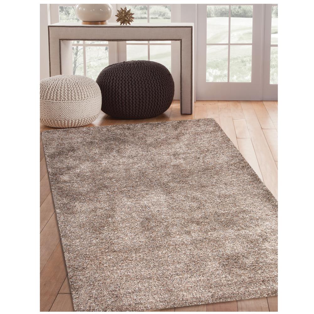 Sams International Lifestyle Silver Shag 5 ft. x 8 ft. Area Rug9827