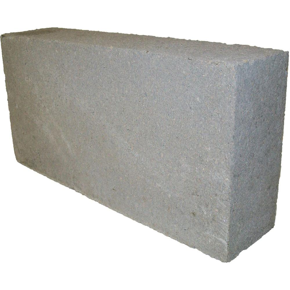 8 in. x 16 in. x 4 in. 31.5 lbs. Concrete Block-3306640300 - The Home Depot