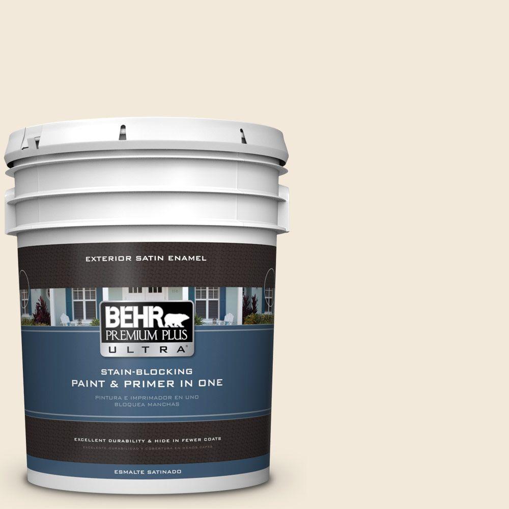 BEHR Premium Plus Ultra 5gal. 740C1 Seaside Sand Satin Enamel