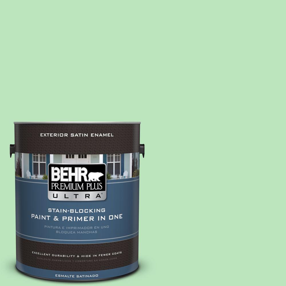 BEHR Premium Plus Ultra 1gal. P3903 Mint Parfait Satin Enamel
