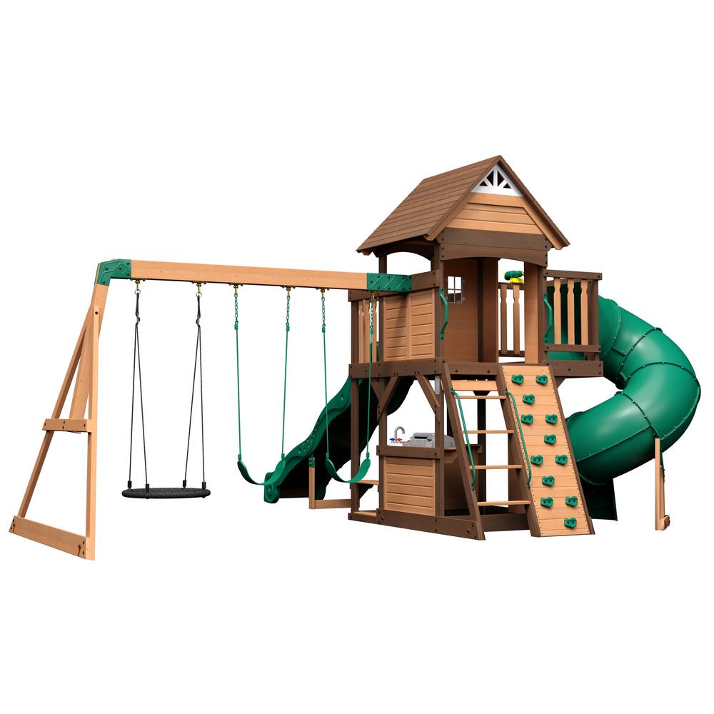 cedar wood playsets