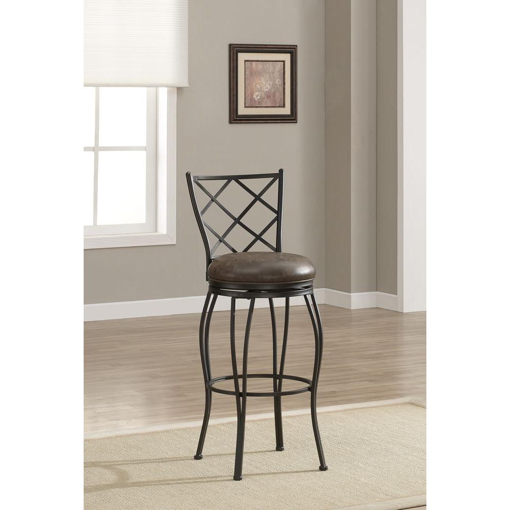 American Heritage Ava 26 In Coco Cushioned Bar Stool 111114 The American Heritage Ava 26 In Coco Cushioned Bar Stool 111114 The Home Depot