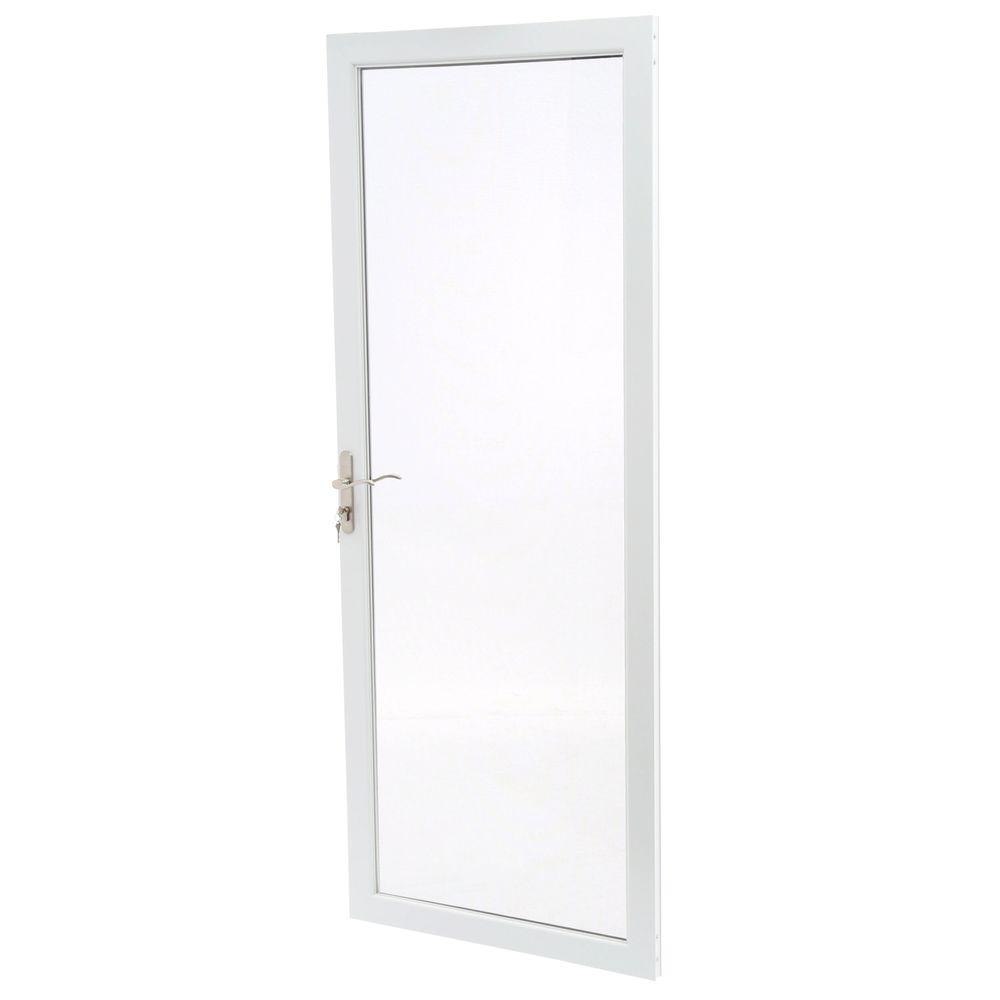 Andersen 32 In X 80 2000 Series White Universal Fullview Aluminum Storm Door With Nickel Hardware 20fvn 32wh The Home Depot - Andersen Storm Door Glass Retainer Strip Andersen 32 In X 80 2000 Series White Universal Fullview Aluminum Storm Door With Nickel Hardware 20fvn 32wh The Home Depot - Andersen Storm Door Glass Retainer Strip