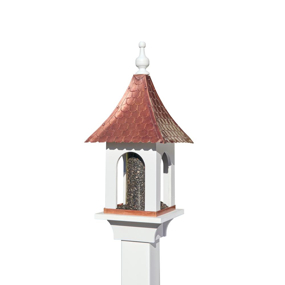Lazy Hill Farm Designs Large Seed Capacity Bird Feeder with Pure Copper Roof,... by Lazy Hill Farm Designs
