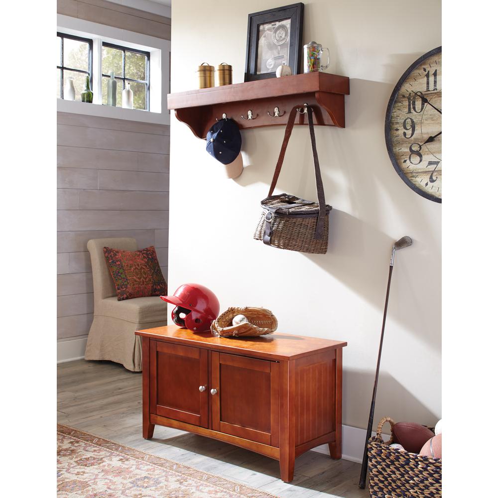 Cherry - Hall Trees - Entryway Furniture - The Home Depot