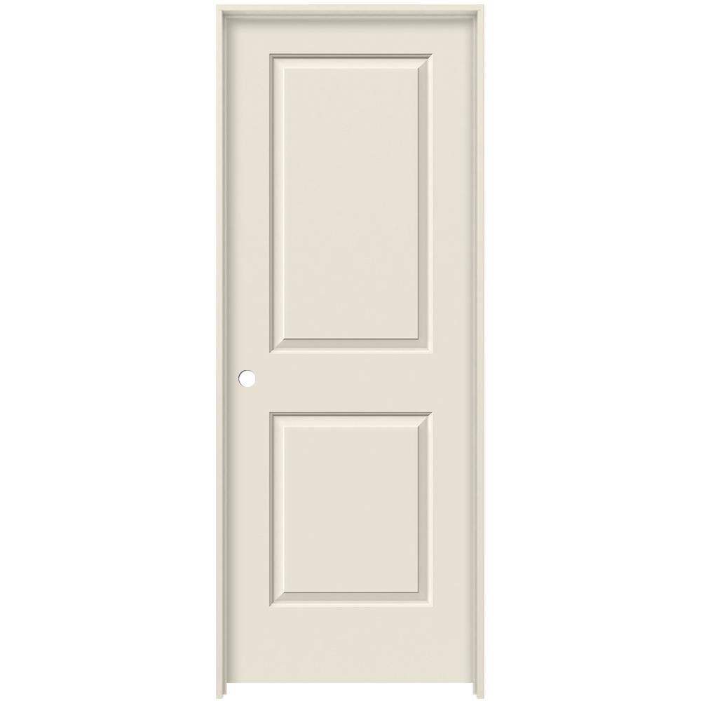 Jeld Wen 30 In X 80 In Cambridge Primed Right Hand Smooth Solid Core Molded Composite Mdf Single Prehung Interior Door