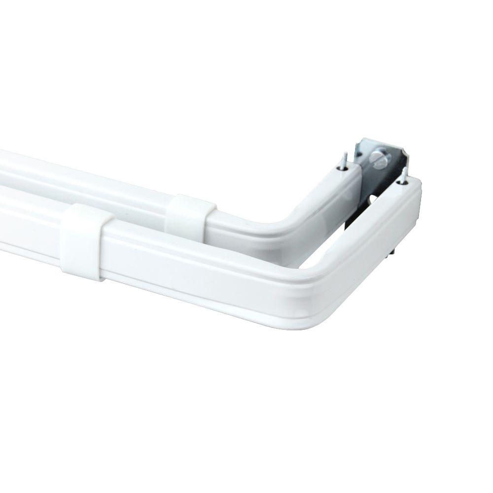 Rod Desyne 48 In 84 In Lockseam Double Curtain Rod Kls2048 D