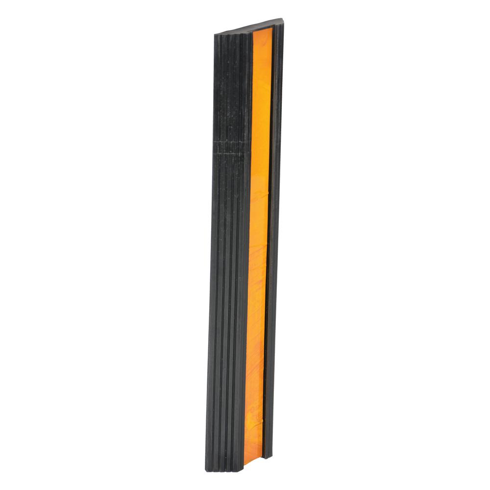 Vestil 24 in. Long Extruded Rubber Bumper Stop-BS-24 - The Home Depot