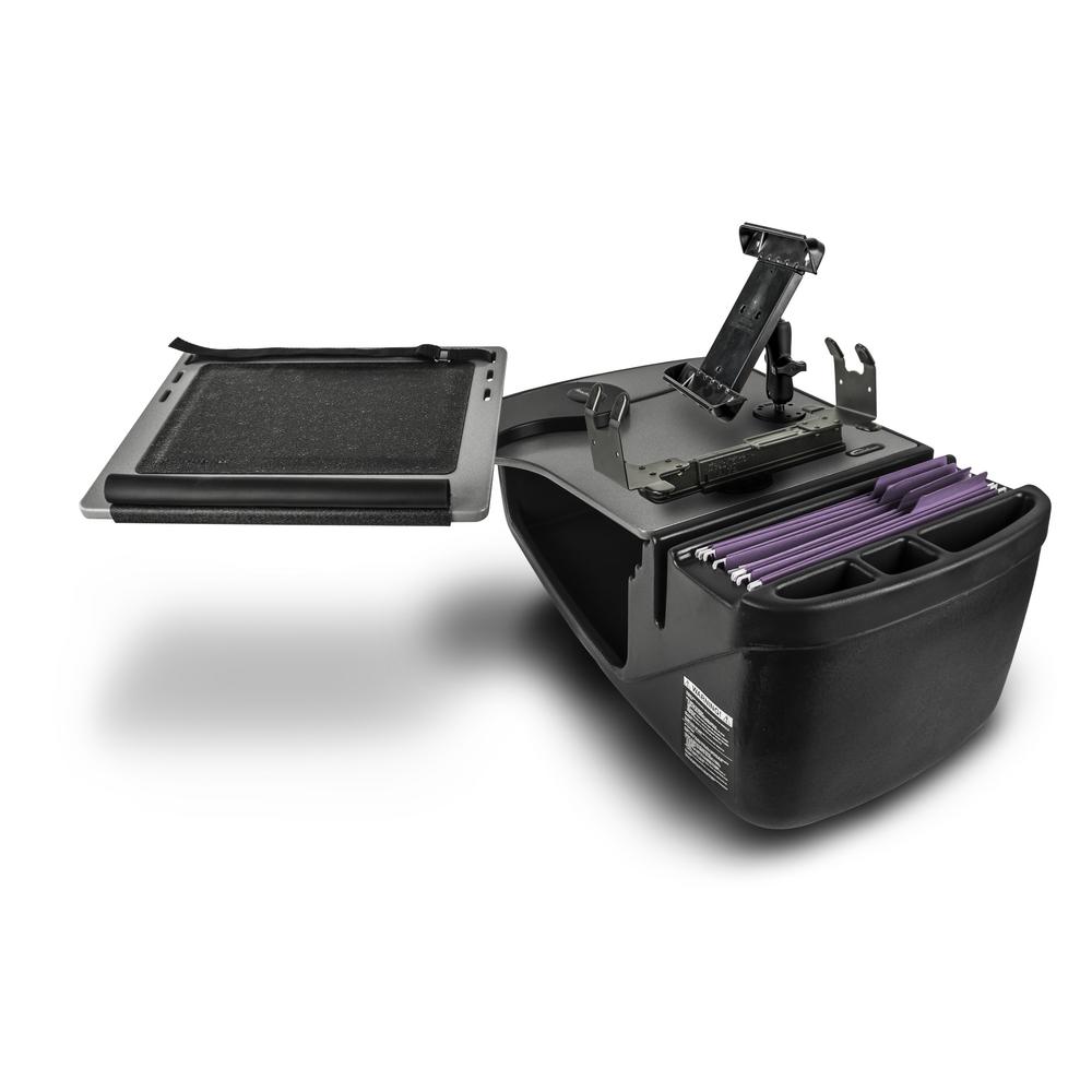 Autoexec Reach Desk Front Seat With Printer Stand And Ipad Tablet