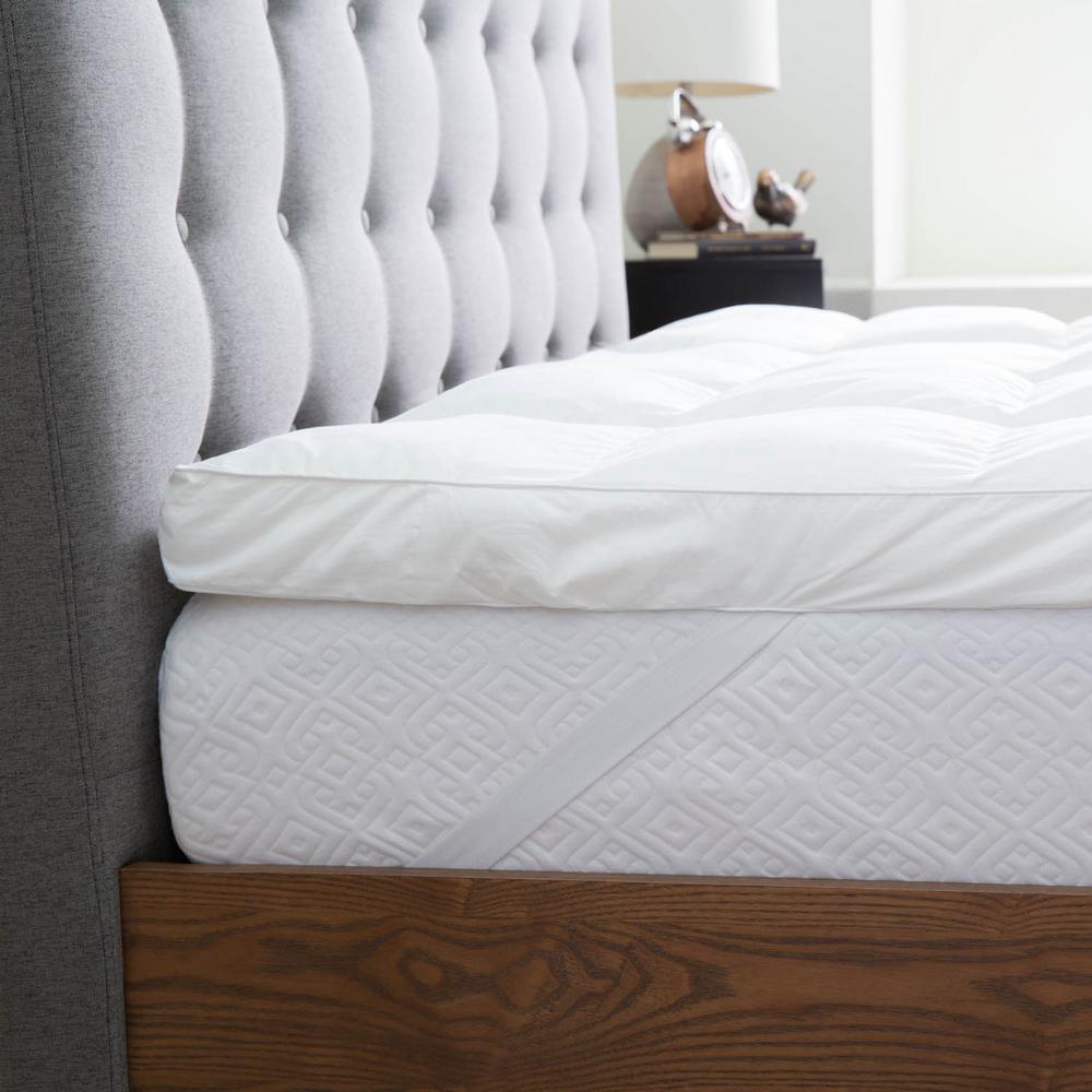 Lucid 3 In Queen Down Alternative Fiber Bed Mattress Topper Queen Down Alternative Fiber Bed Mattress Topper